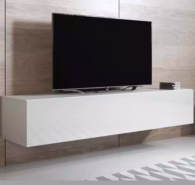 TV-Lowboard Modell Luke H2 (160x30cm) - Weiß